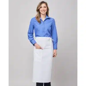 Unisex One Patch Pocket Bistro Apron