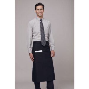 Unisex Inset Pocket Bistro Apron