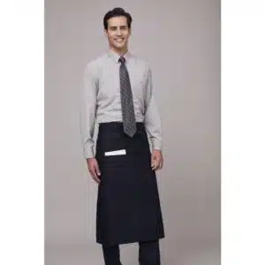 Unisex Inset Pocket Bistro Apron