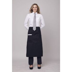 Unisex Two Patch Pocket Bistro Apron Restaurant Uniform