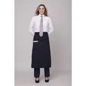 Unisex Two Patch Pocket Bistro Apron Restaurant Uniform