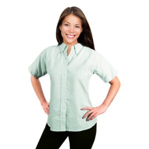 Ladies’ Short Sleeve Oxford Shirts