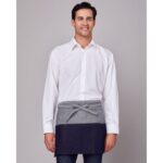 3 Divided Pocket Reverse Denim Waist Apron – LONG