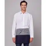 3 Divided Pocket Reverse Denim Waist Apron – LONG