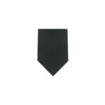 Black Ribbed Stripe Tie