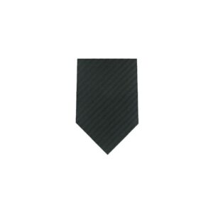 Black Ribbed Stripe Tie