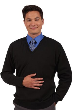 Edwards Unisex V-Neck Cotton Blend Sweater