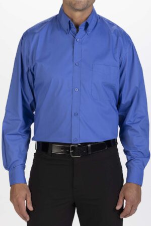 Edwards Men’s Long Sleeve Stretch Poplin Shirt