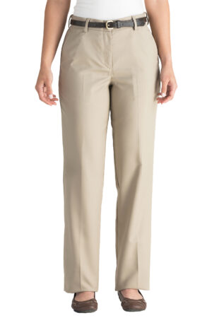Edwards Ladies’ Microfiber Flat Front Dress Pant