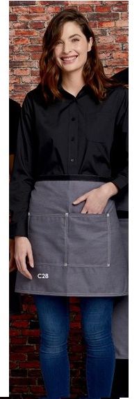 Half Bistro with Center Divided Pocket Main Street Apron