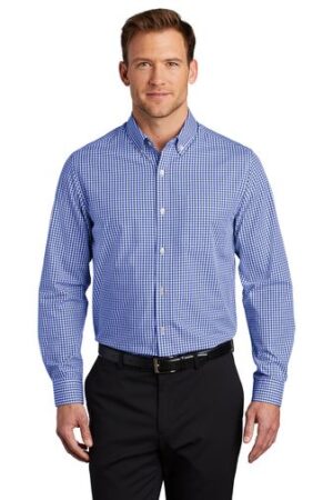 Men’s Broadcloth Gingham Check Shirt