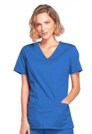 Cherokee Women’s Core Stretch Mock Wrap Top