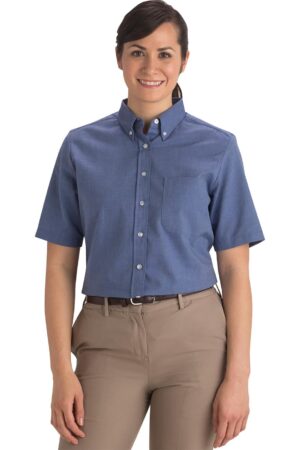 Ladies’ Short Sleeve Lightweight Easy Care Oxford Shirt