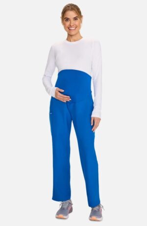 Cherokee Workwear Women’s Maternity 3-Pocket Straight Leg Scrub Pant