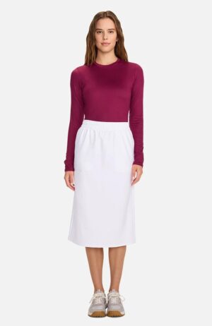 Cherokee Workwear Women’s 3-Pocket Midi Scrub Skirt