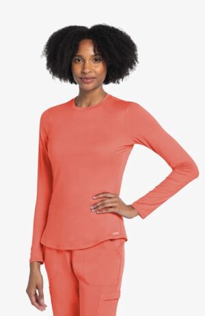 Basics by Cherokee Women’s Long Sleeve Underscrub Knit Tee