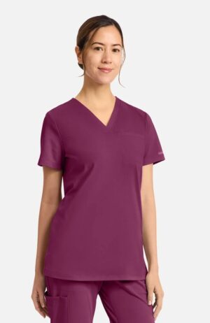 Achieve by Cherokee Women’s Tuck-In V-Neck Scrub Top