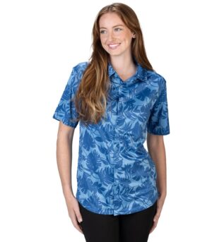 Edwards Unisex Mini-Pique Camp Shirt