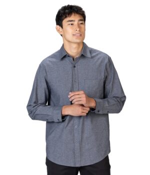 Edwards Men’s Long Sleeve Chambray Shirt