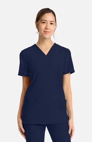 Cherokee Achieve Women's 2-Pocket V-Neck Scrub Top