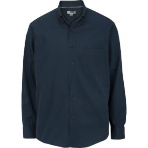 Edwards Men’s Essential Lightweight Poplin Long Sleeve Shirt