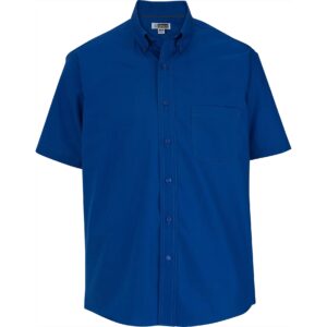 Edwards Men’s Essential Lightweight Poplin Short Sleeve Shirt