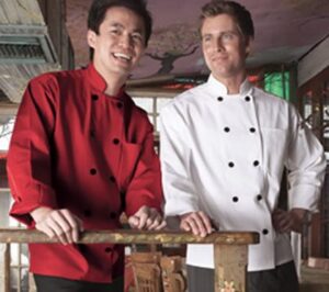Black Button Chef Coat