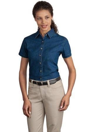 Ladies' Short Sleeve Premium Denim Shirts
