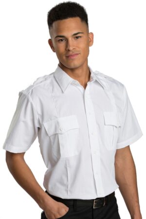 Edwards Unisex Cotton Blend Security Short Sleeve Shirt
