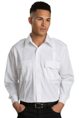 Edwards Unisex Cotton Blend Security Long Sleeve Shirt