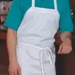 Premium White Kitchen Bib Apron