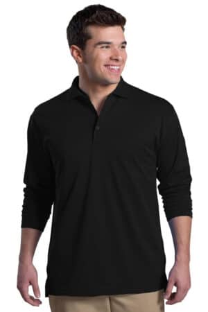 Edwards Unisex Hi-Performance Mesh Long Sleeve Polo