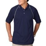Navy w/ White Piping