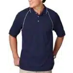 Navy w/ White Piping
