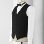 Premium Men’s Service Vests Restaurant Uniform
