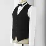 Premium Men’s Service Vests Restaurant Uniform