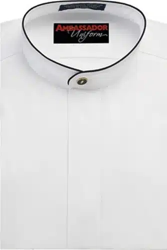 Ladies' Banded Collar Shirt