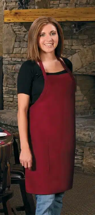 Two Patch Pocket Adjustable Bib Apron Two Patch Pocket Adjustable Bib Apron