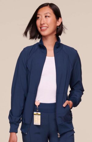 Infinity by Cherokee Women's Zip Front Jacket