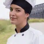 White with Black Band