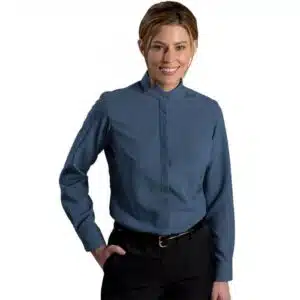 Ladies' Upscale Long Sleeve Banded Performance Shirt