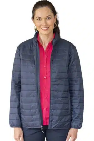 Edwards Unisex Puffer Full Zip Packable Jacket