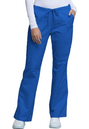 Cherokee Women's Core Stretch Mid Rise Drawstring Cargo Pant
