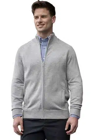 Edwards Unisex Full-Zip Sweater Jacket with Pockets