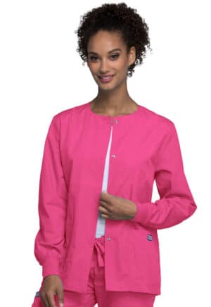 Cherokee Women's Snap Front Warm-Up Jacket