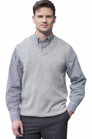 Edwards Unisex V-Neck Jersey Knit Acrylic Vest