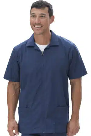 Edwards Men's Essential Zip-Front Service Shirt