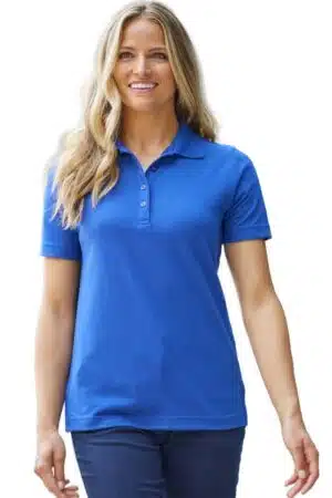 Edwards Ladies' Blended Pique Short Sleeve Polo