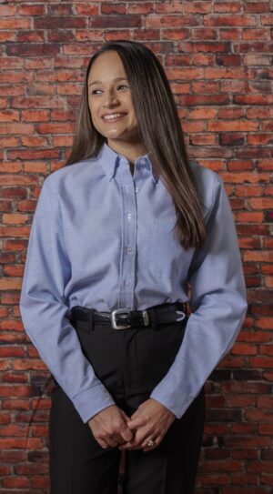 Ladies' Long Sleeve Lightweight Easy Care Oxford Shirt
