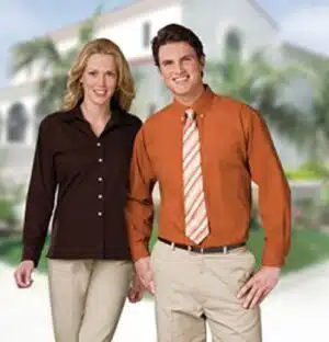 Ladies' Long Sleeve Easy Care Poplin Blouse